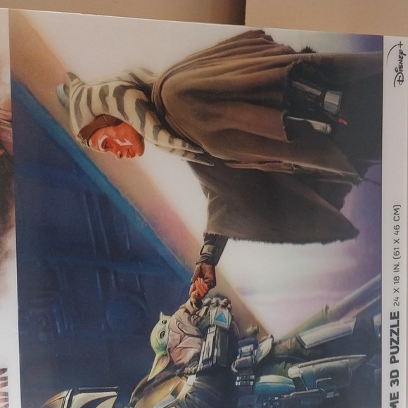 Disney Star Wars The Mandalorian Prime 3D 500 Piece Jigsaw Puzzle NEW - Picture 3 of 9